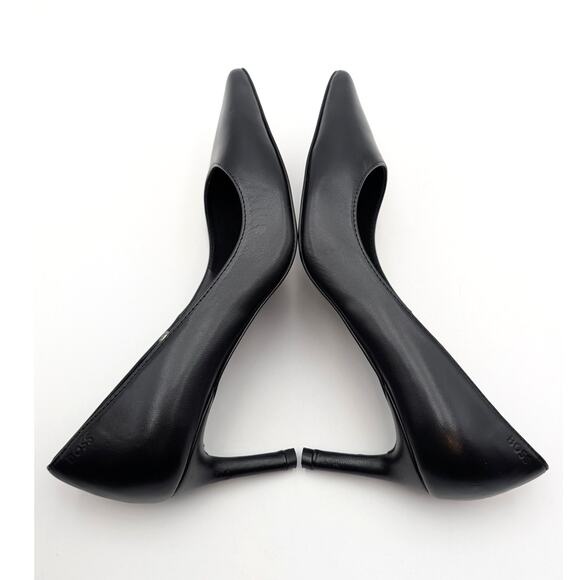 Boss Gracey Pointed Toe Stiletto Heel Pump Women's Black Size US5 EU35 - Picture 7 of 12